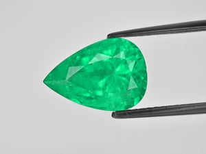 8801284-pear-fiery-intense-green-grs-colombia-natural-emerald-5.61-ct